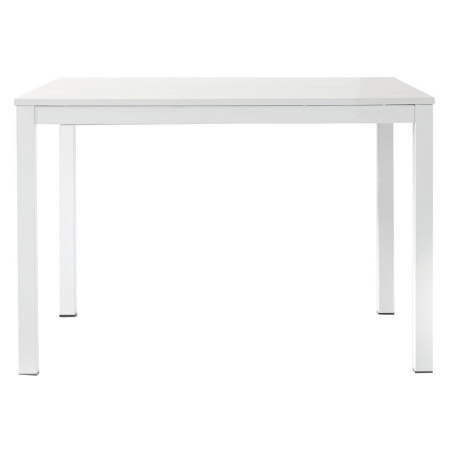 2215  Metal table base, white ash wood extending top