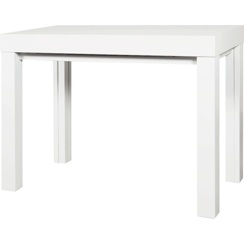 2221 Extending console-table, white ash wood melamine veneered top