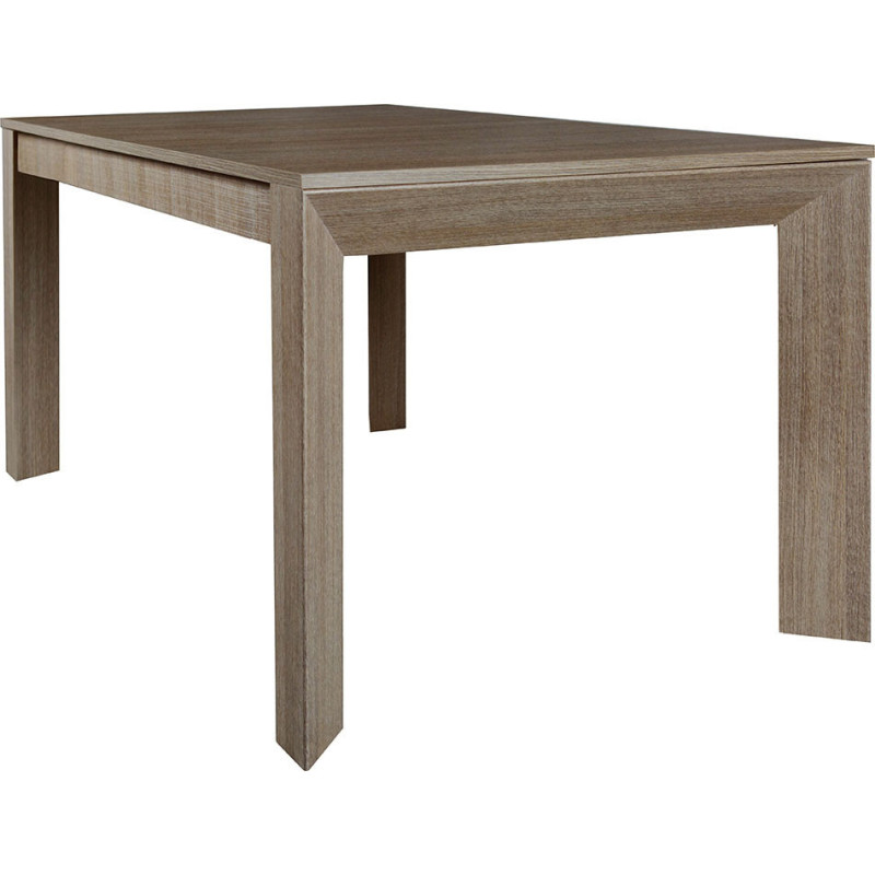 2222  Extending table, grey tranchè durmast wood veneered top