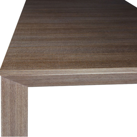 2222  Tavolo allungabile, piano in melaminico rovere grigio tranchè