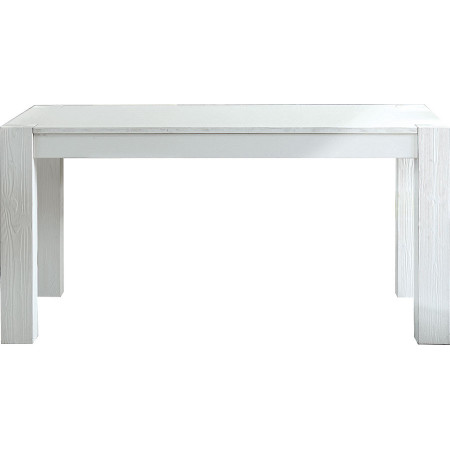 2223/B  Extending fir wood table, white brushed fir wood finished