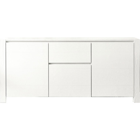 2226  Mobile credenza in abete spazzolato finito bianco