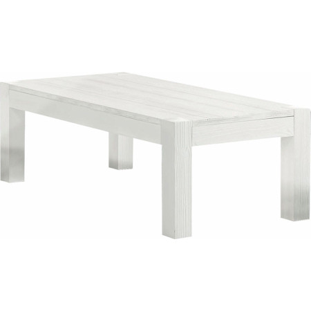 2229  Tavolino in abete finitura bianco spazzolato
