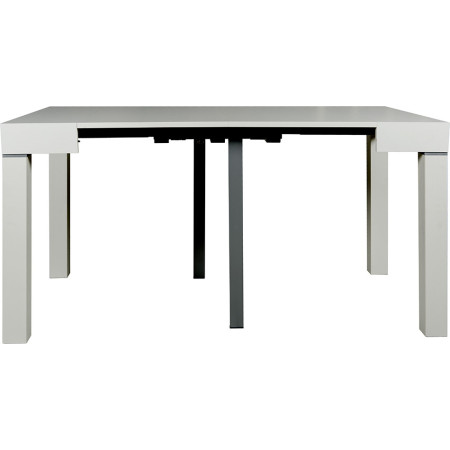 2232  Tavolo-consolle allungabile in melaminico bianco, rovere, o caffè