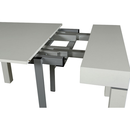 2232  Tavolo-consolle allungabile in melaminico bianco, rovere, o caffè