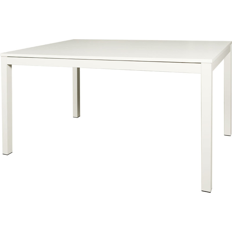 2234  Tavolo allungabile con base in metallo e piano in frassino bianco
