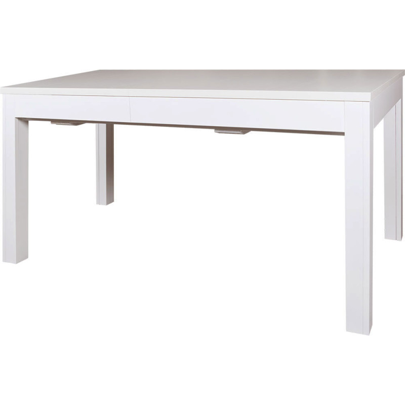 2235 Extending table, white, durmast, or coffee melamine veneered top