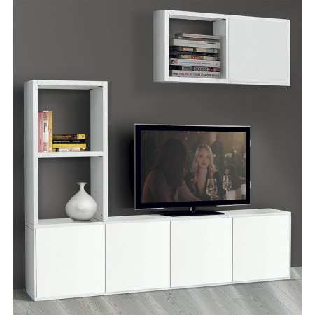 2249  Mobile TV in nobilitato melaminico frassino bianco