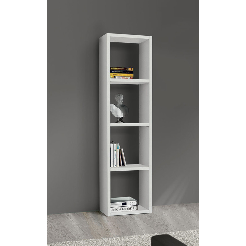 2250 Mobile libreria in nobilitato melaminico frassino bianco