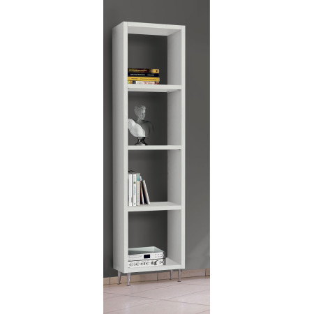 2250 Mobile libreria in nobilitato melaminico frassino bianco