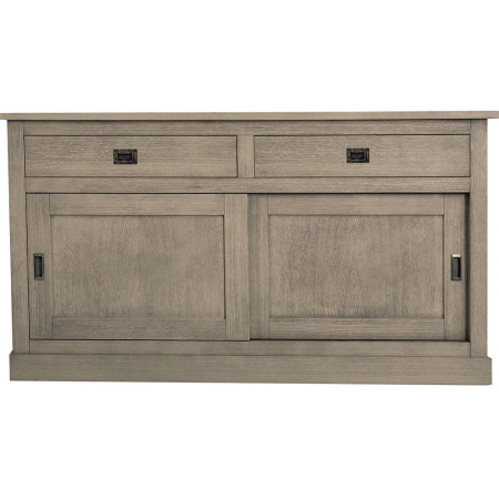 2255 Mobile credenza con porte scorrevoli in rovere patinato a vecchio