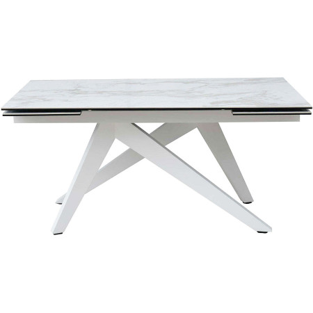2264  Extending table, glass-ceramic top marble effect finished