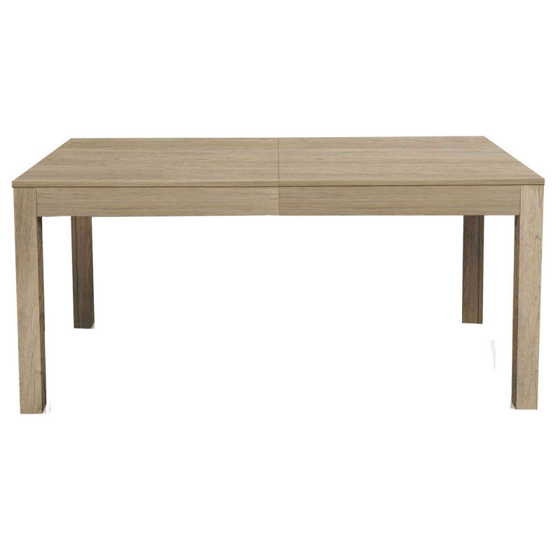 2271  Extending table, grey ash wood melamine veneered top