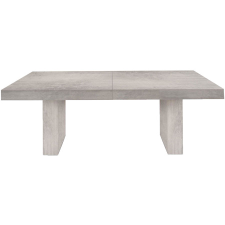2273  Extending table, white, cement grey, or durmast veneered top