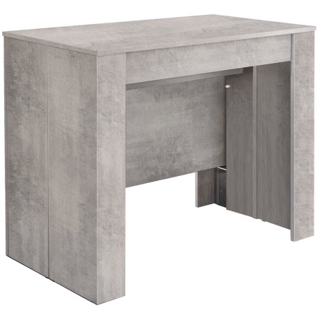 2285  Tavolo allungabile-consolle in melaminico rovere, bianco, o cemento