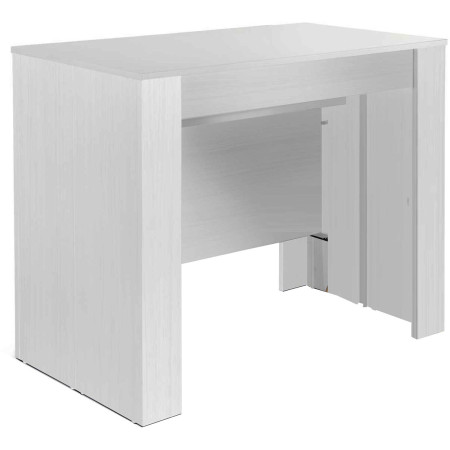 2285  White, grey, or durmast veneered extending console-table