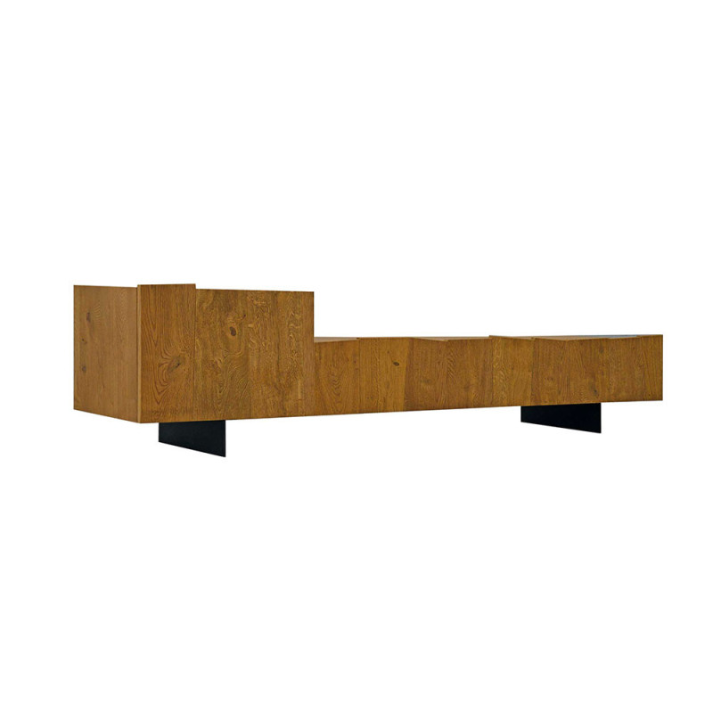 2296  Mobile porta TV  in rovere finitura rovere grano