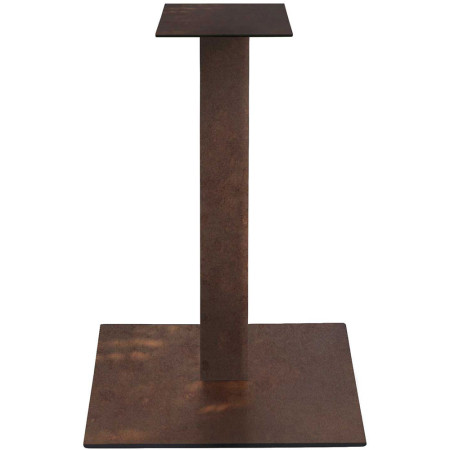 2301 Base per tavolo in metallo antracite, bianco, o bronzo, per piano max cm 80x80 ø 90