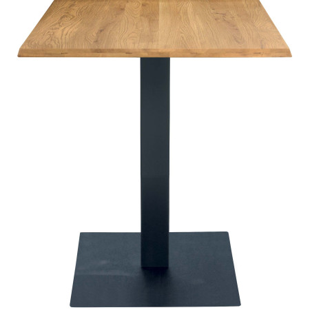 2301 Base per tavolo in metallo antracite, bianco, o bronzo, per piano max cm 80x80 ø 90