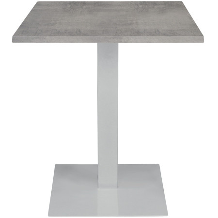 2301 Base per tavolo in metallo antracite, bianco, o bronzo, per piano max cm 80x80 ø 90