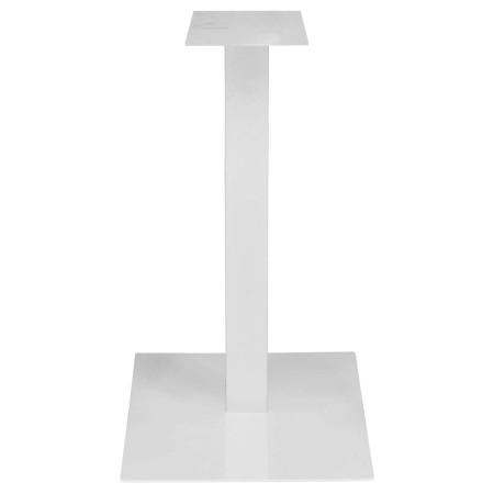 2302 Base alta per tavolo in metallo antracite, bianco, o bronzo, per piano max cm 70x70 ø 80