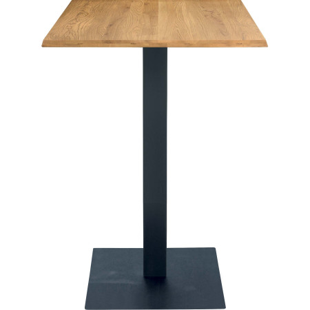 2302 Charcoal grey, white, or rust finished metal high table base, for max top cm 70x70 ø 80