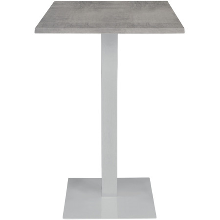 2302 Base alta per tavolo in metallo antracite, bianco, o bronzo, per piano max cm 70x70 ø 80