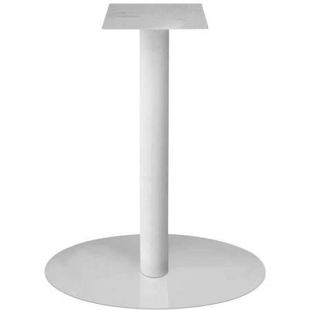 2303 Charcoal grey, white, or rust finished metal table base, for max top cm 80x80 ø 90