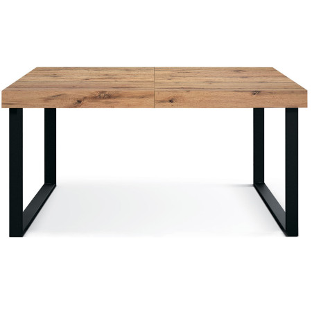 2318  Metal table base, durmast, cement grey, or white extending top