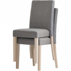 025/IH - IB  Stackable beech wood chair, high cm 101 low 89