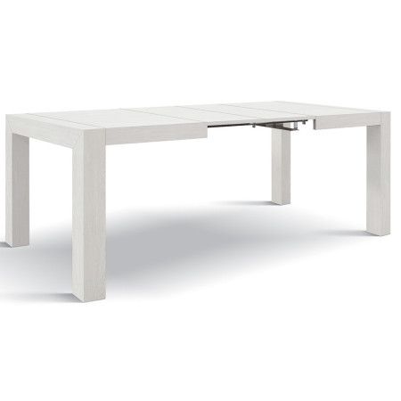 2333  Extending table, durmast, grey elm, white, or cement melamine extending top
