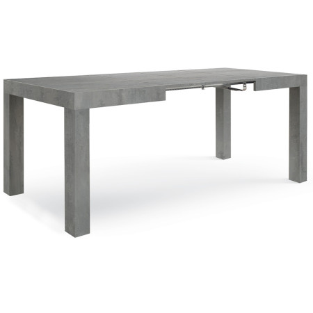 2333  Extending table, durmast, grey elm, white, or cement melamine extending top