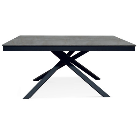 2336  Metal table base, durmast, white, or oxidized steel extending top
