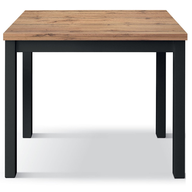 2343  Wooden table base, folding or extending durmast wood top