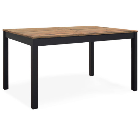 2353 Folding or extending table with metal base, durmast wood top