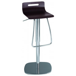 519 Chromed steel adjustable height stool