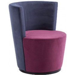 037  Upholstered fauteuil, wooden structure