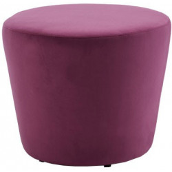 037P  Wooden structure pouf, fabrics to choice