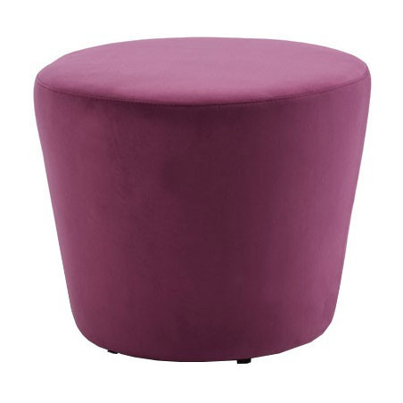 037P  Wooden structure pouf, fabrics to choice