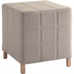 038  Wooden structure pouf, finishing to choice