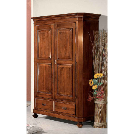 2415  Raw or finished wooden 2 doors wardrobe, finishes to customer choice