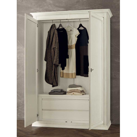 2451  Raw or finished 2 doors wooden wardrobe, finishes to customer choice