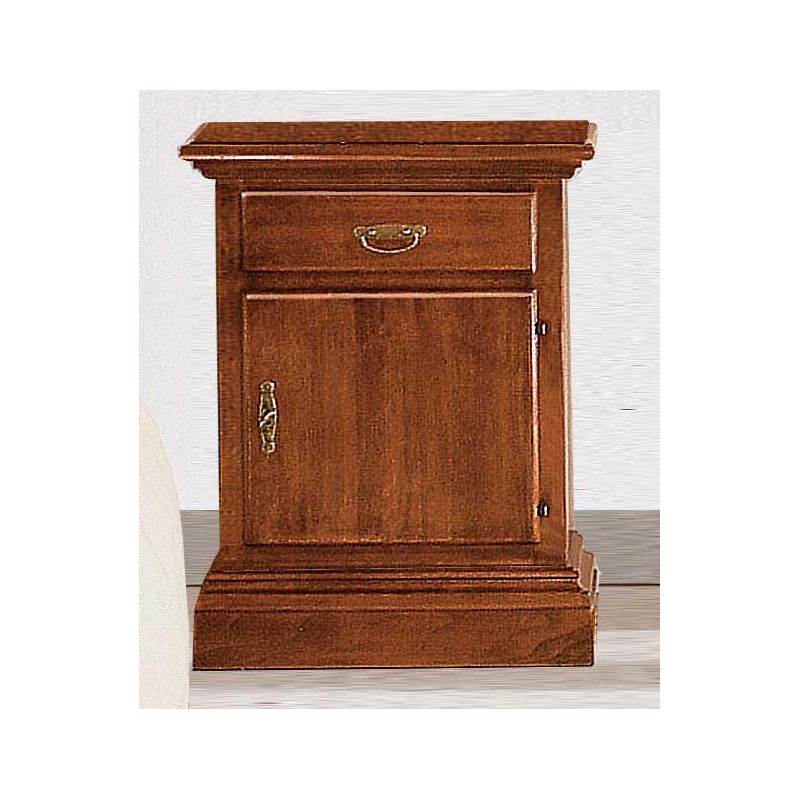 2453  Comodino in legno grezzo o finito, finiture a scelta cliente