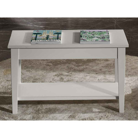 2463  Raw or finished wooden small table-luggage rack, finishes to choice
