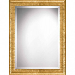 3205 Wooden + wooden paste mirror frame, handmade gold or silver leaf finished