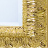 3206 Specchiera in legno + pasta di legno decorata a mano in foglia oro o argento
