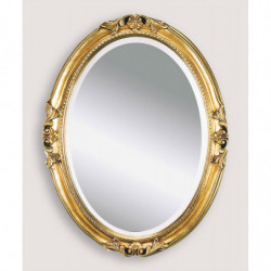 3209 Wooden + wooden paste mirror frame, handmade gold or silver leaf finished