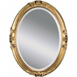 3209 Wooden + wooden paste mirror frame, handmade gold or silver leaf finished