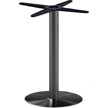 2520  Stainless or black steel table base, top to customer choice