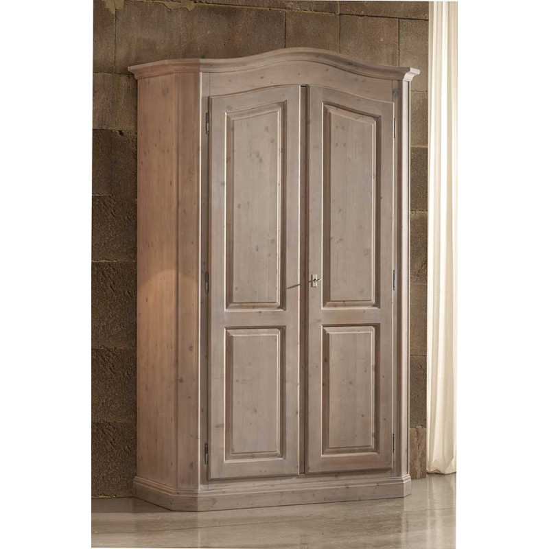 2525  Raw or finished wooden 2 doors wardrobe, finishes to customer choice